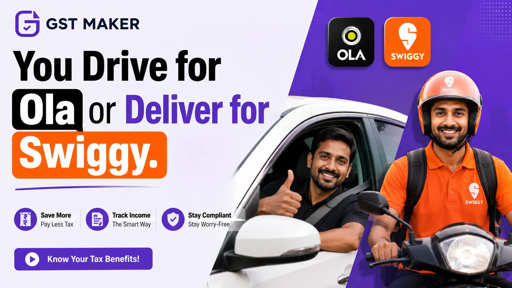 You Drive for Ola or Deliver for Swiggy. Here's What the Tax Department Expects From You.