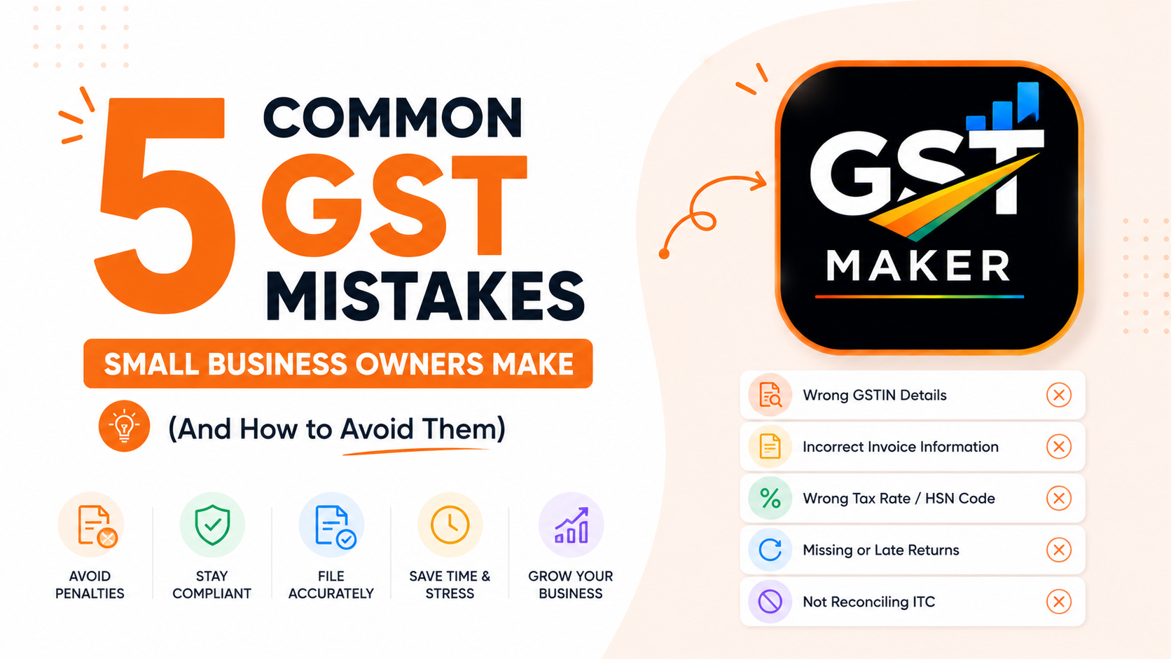5 Common GST Mistakes Small Business Owners Make (And How to Avoid Them)