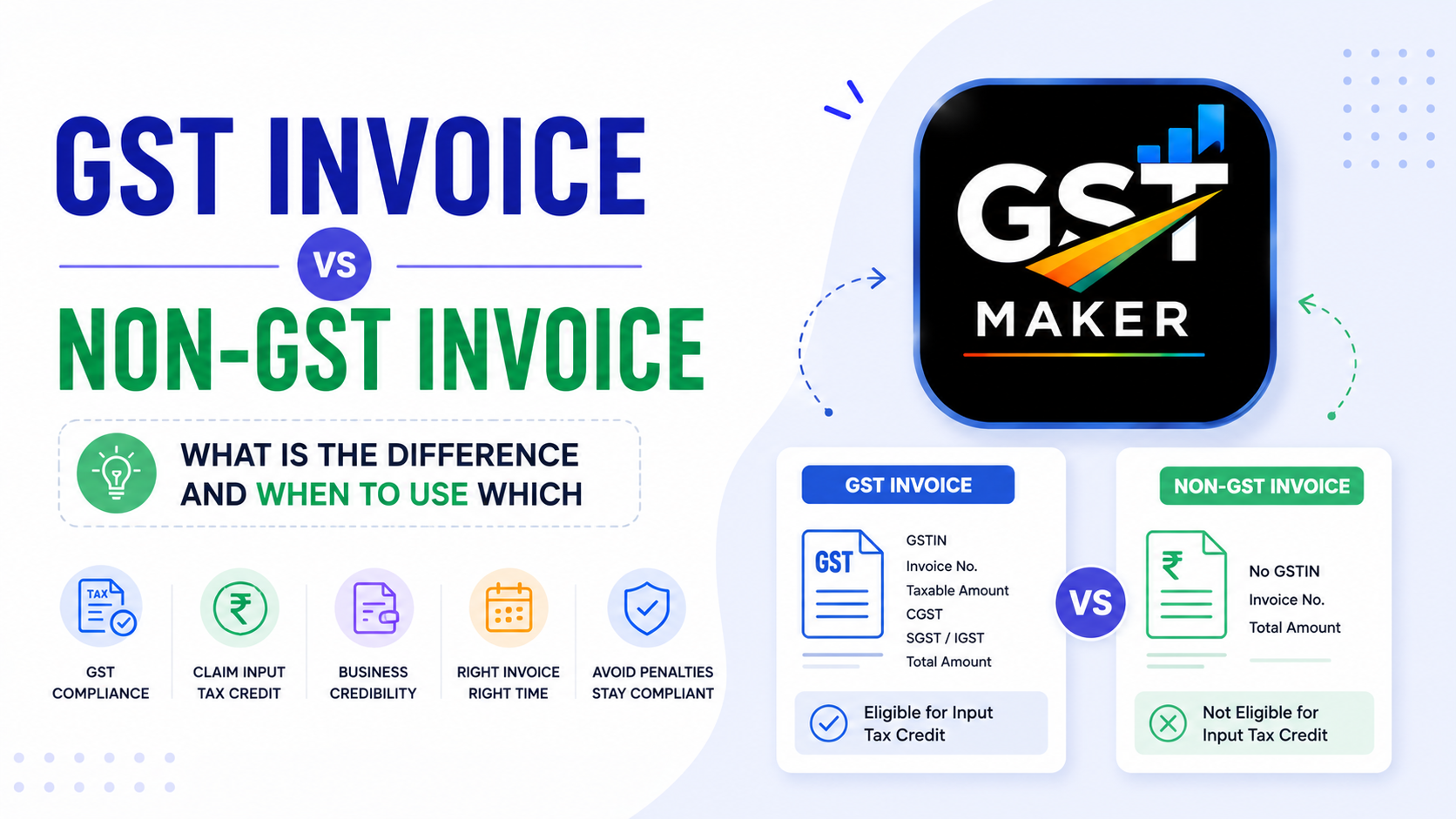 GST Invoice vs Non-GST Invoice — What is the Difference and When to Use Which